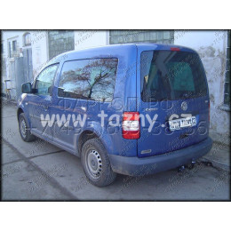 V-028 STEINHOF Фаркоп на Volkswagen Caddy, в т.ч. Maxi, в т.ч. Alltrack 2004-2021 без подрезки бампера. Тип шара: A. Нагрузки: 1650/80 кг, масса фаркопа 17,5 кг (без электрики в 